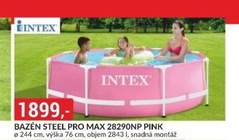 BAZÉN STEEL PRO MAX 28290NP PINK