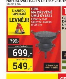 GRIL NA DŘEVĚNÉ UHLÍ KY1821