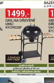 GRIL NA DŘEVĚNÉ UHLÍ KY19018F