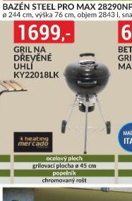 GRIL NA DŘEVĚNÉ UHLÍ KY22018LK