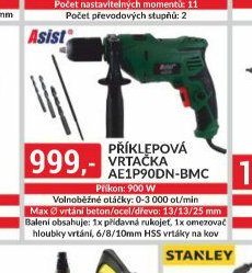 Příklepová vrtačka AE1P90DN-BMC