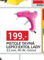 Pistole tavná lepící Extol Lady