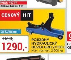 Pojízdný hydraulický hever GRH 2/330 L