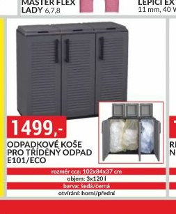 Odpadkové koše pro tříděný odpad E101/Eco