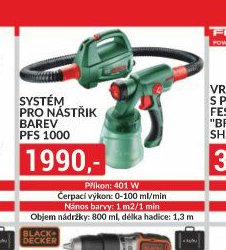 Systém pro nástřik barev PFS 1000