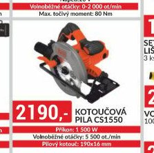 Kotoučová pila CS1550