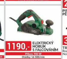 Elektrický hoblík s falcováním