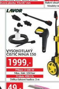 Vysokotlaký čistič Ninja 150