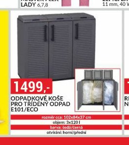 Odpadkové koše pro tříděný odpad E101/ECO