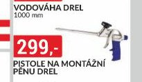 Pistole na montážní pěnu drel