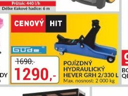 Pojízdný hydraulický hever GRH 2/330 L