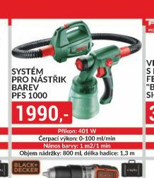 Systém pro nástřik barev PFS 1000