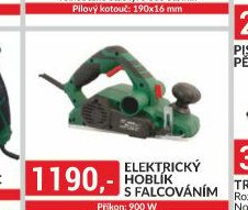 Elektrický hoblík s falcováním