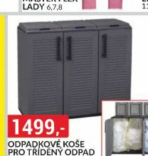 Odpadkové koše pro tříděný odpad E101/Eco