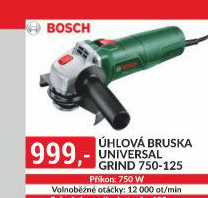 Bruska úhlová UniversalGrind 750-125 Bosch