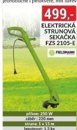 Elektrická strunová sekačka Fieldmann FZS 2105-E