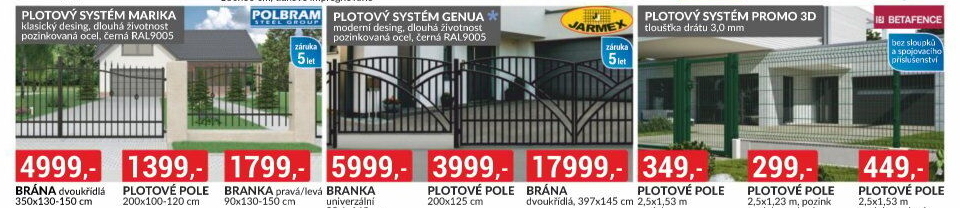 PLOTY A ZAHRADNÍ DOMKY