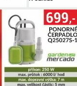 Ponorné čerpadlo Q25027S-1 Aqua Mercado