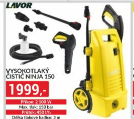 Vysokotlaký čistič Ninja 150 Lavor
