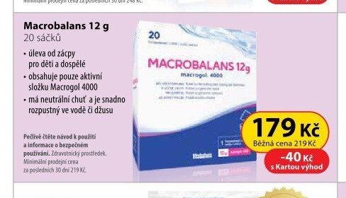 Macrobalans 12 g 20 sáčků