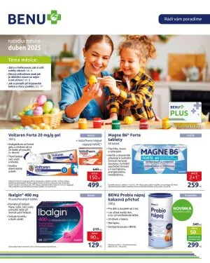 akční leták BENU Lékárna 1.4.2025-30.4.2025