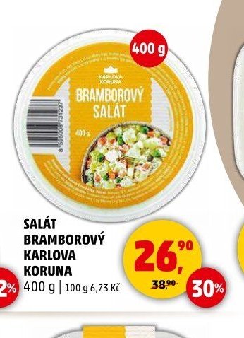 SALÁT BRAMBOROVÝ KARLOVA KORUNA