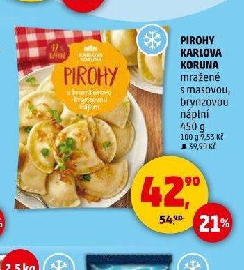 Pirohy Karlova Koruna mražené 450 g