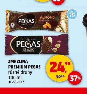 Zmrzlina Premium Pegas různé druhy 100 ml