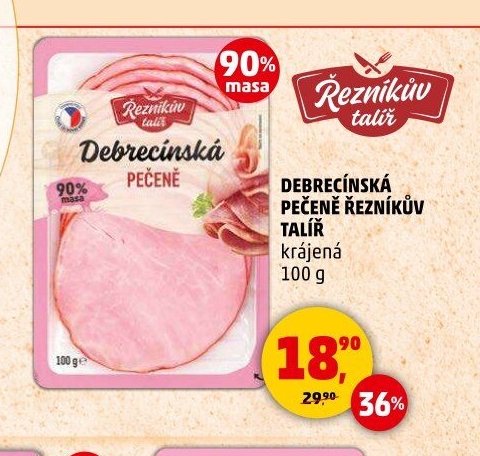 Debrecínská pečeně Řezníkův talíř