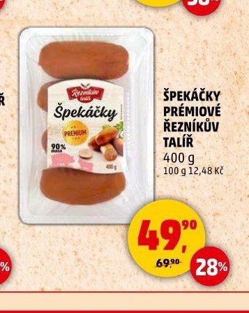 Špekáčky prémiové Řezníkův talíř