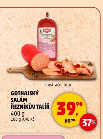 GOTHAJSKÝ SALÁM ŘEZNÍKŮV TALÍŘ 400 g