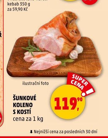 ŠUNKOVÉ KOLENO S KOSTÍ cena za 1 kg