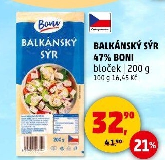 Balkánský sýr Boni