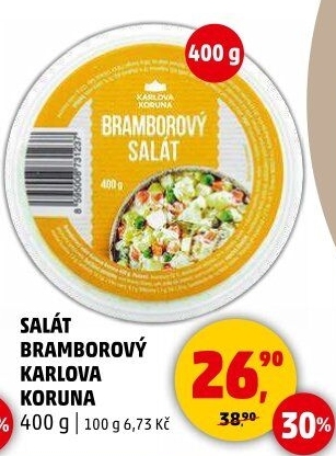 Bramborový salát Karlova Koruna