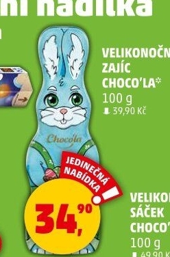 Čokoládový zajíc Choco'