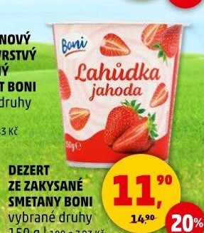 Dezert zakysaný Boni