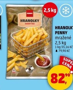 Hranolky mražené Penny