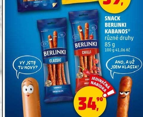 Kabanos Snack Berlinki Morliny