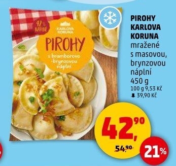 Pirohy mražené Karlova Koruna