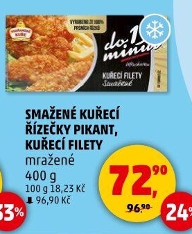 Řízečky kuřecí smažené Pikant Vodňanské kuře