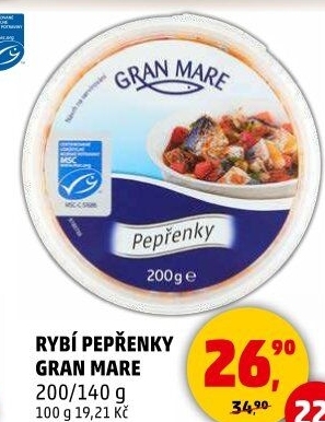 Rybí pepřenky Gran Mare