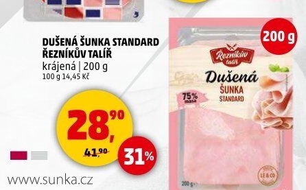 Šunka dušená standard Řezníkův talíř