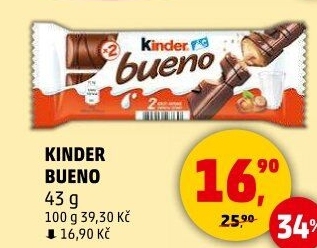 Tyčinka Bueno Kinder