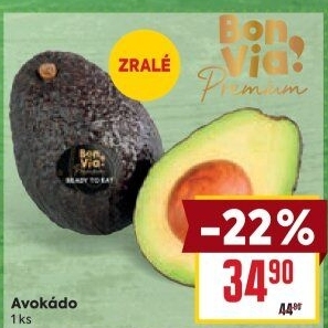 Avokádo Billa Bonvia Premium