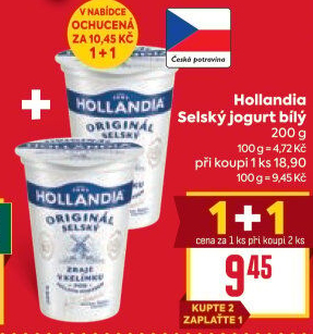 Bílý jogurt selský Hollandia