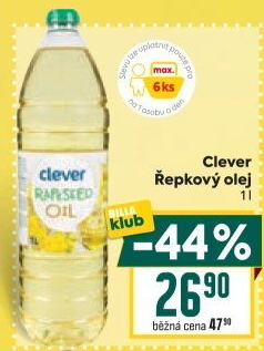 Řepkový olej Clever