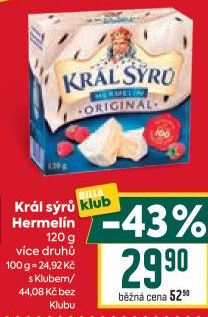 Sýr Hermelín Král sýrů