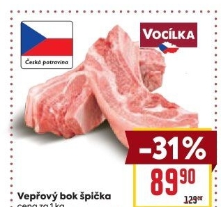 Vepřový bok špička Vocílka