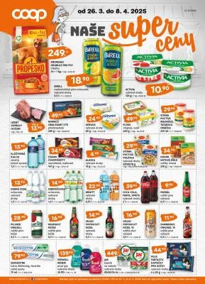 akční leták COOP 2.4.2025-8.4.2025
