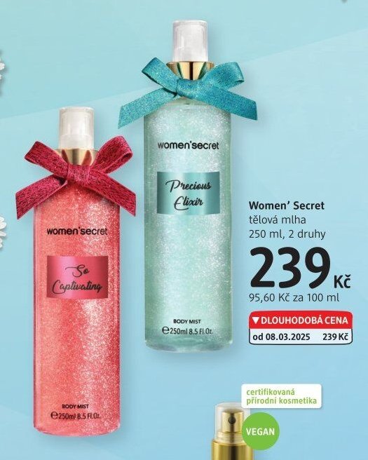 Women’ Secret tělová mlha 250 ml